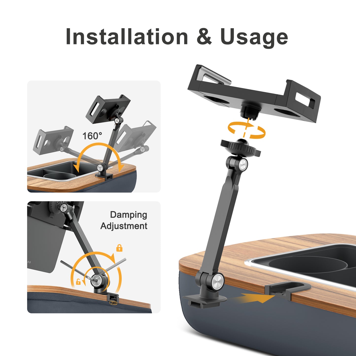 Black Support Arm Accessory