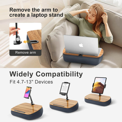 Tablet/Kindle Pillow Stand Gray