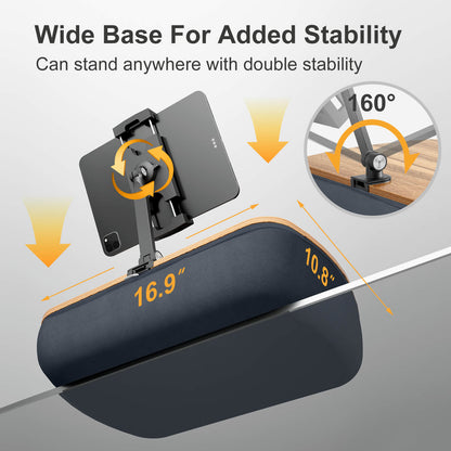 Tablet/Kindle Pillow Stand Gray
