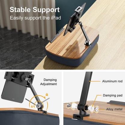 Tablet/Kindle Pillow Stand Gray
